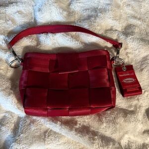 Harveys Cherry Red Seatbelt Wristlet